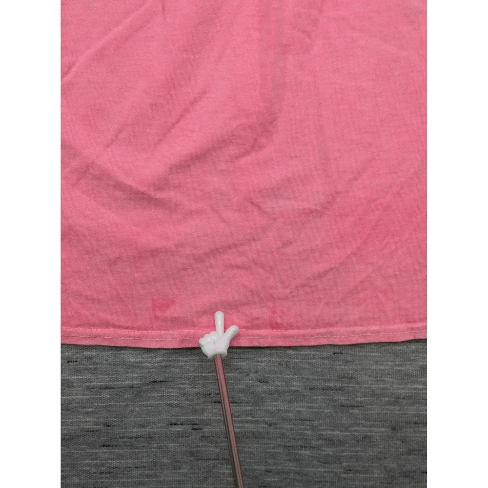 Kicks USA Made Dress Sleeveless Casual Pink Sundress Summer Large Neon 90s y2k‎